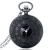 Import 2019 New Retor pocket With Necklace Chain Roman unisex black charm pocket watches from China