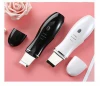 2020 best selling products lady use portable professional ultrasonic deep clean electric face cleaner skin scrubber