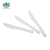 2020 Disposable Compostable cPLA 7 inch Knife Bulk wholesale biodegradable cpla cutlery white knife
