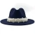 Import 2020 Fashion Autumn Wool Felt Fedora Top Jazz Hats Panama Caps With Pearls from China