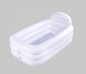 2020 Hot Sale Pvc Portable bathtub spa inflatable bed bath soak tub