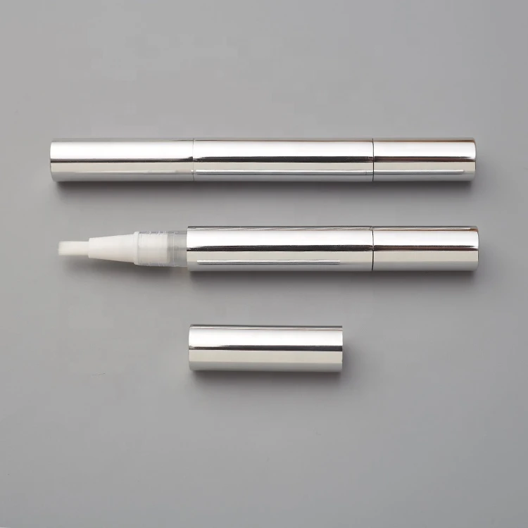 2020 lip gloss tube/ nail oil brush/ Wholesale 2ml 4ml Empty aluminum Twist Pen Cosmetic with Brush Applicator