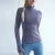 Import 2020 New Europe and the United States Small High Collar Zipper Long Sleeve Yoga Suit Technology Sense Chest Line Tight from China