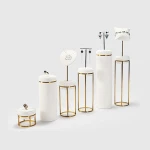 2020 new microfiber jewelry display shelf earrings display shelf luxury jewelry display props can be customized LOGO