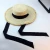 Import 2020 wholesale new style strap straw hat outdoor sun summer hat for women sunscreen beach hat from China