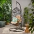 Import 2021 Hot Selling Indoor Outdoor Wicker Tear Drop Hanging Chair (Stand Not Included) from China