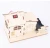 Import 2021 New Hot Child DIY Handmade Wooden Cabin Assembly Building Model Toy Set with Light from China