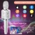 Import 2021 new hot sell leather handheld  Wireless Karaoke Microphone Speaker Support USB/TF CARD/FM RADIO from China