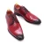 Import 2021 New Pink Derby Shoes Snake Grain Cow Leather With Strap Men Dress Shoes from China