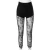 Import 2021 Summer Clothing Mesh Patchwork Tight Pants Street Mid Waist Body-shaping See Through Women Leggings from China