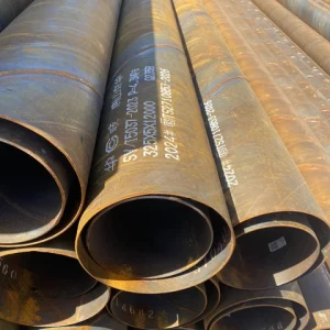 2023 new product black 20# 20 inches of 200mm diameter carbon steel round seamless pipe 1 - 19 tons for oil cracking