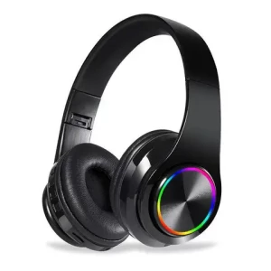 2023 New  Type  LED Light Foldable Gaming Headphones B39 Headsets with TF card slot