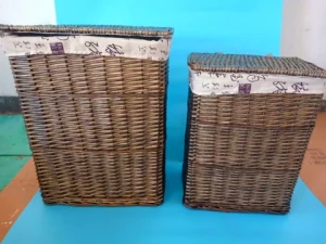 2024 Hot sale natural sea grass woven basket large plant straw basket clothes laundry storage basket