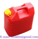 20L Plastic jerry can diesel fuel petrol water jerrycan + flexible spout