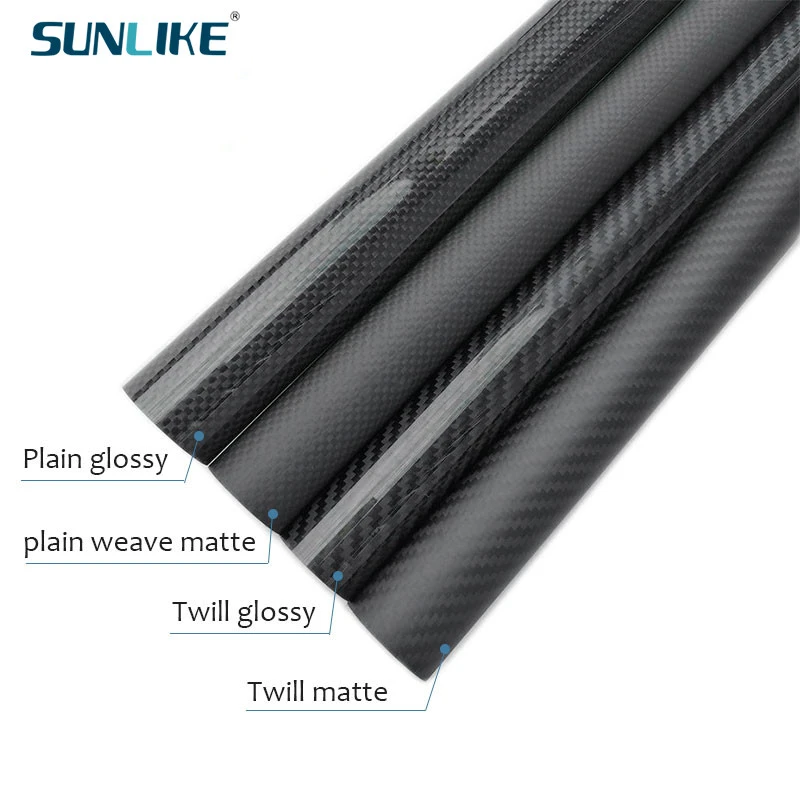 20x16x500mm lightweight 100%3k carbon fiber rod pipe carbon fiber tube