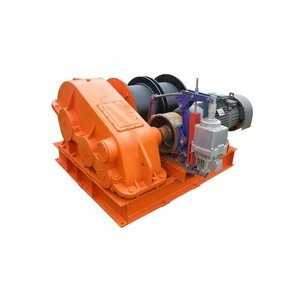 220 volt fast line speed cable pulling double drum boat marine electric winch 5 ton