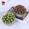 24 Mini Artificial Potted Plants Small Artificial Succulents Plants For Office Desk Decoration ES1229