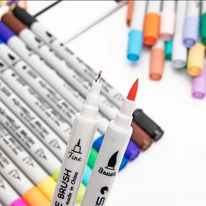 24/36/48/80 fineliner drawing Painting Marker Dual Tip Art Marker Watercolor Dual Brush Pen