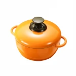 24cm New Design Cookware Double Handle Aluminum Alloy Soup Serving Pot Non Stick Sauce Pan