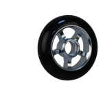 100*24mm Puncture Proof Solid Rubber Caster Tire Wheel With Four Inches  Skateboard