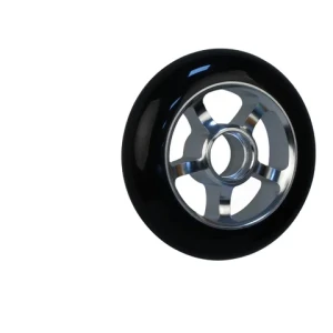 100*24mm Puncture Proof Solid Rubber Caster Tire Wheel With Four Inches  Skateboard