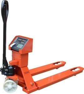 2500kgs Pallet Truck With Weighing 3000kg/3 ton Hydraulic Pallet Jack Scale