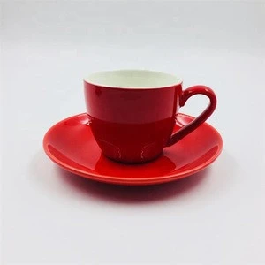 275ml 75ml porcelain jumbo coffee cup and saucer