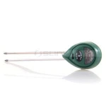 3 in 1 Round Head Soil Moisture Meter PH Light Intensity Tester For Garden Plant