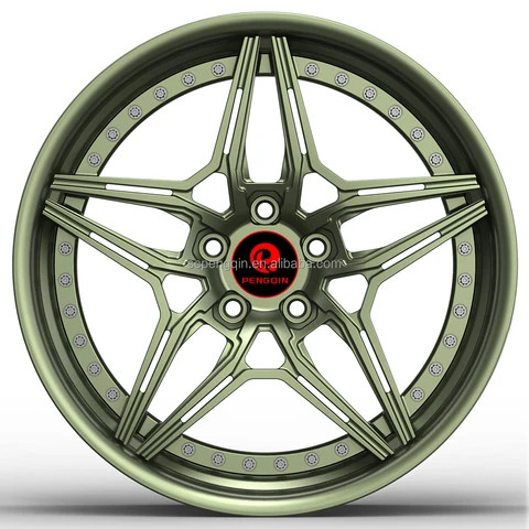 3 piece forged cheap price auto aluminium 16 17 18 19 inch sport rims rines black and red alloy luxury car 5x120 wheels for cars