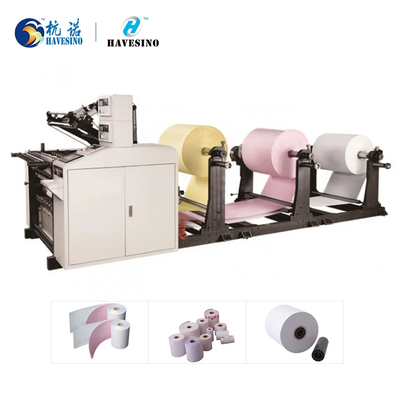 3 ply thermal paper roll slitting machine