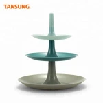 3 Tier Dessert Food Display Stand Round Serving Tray Platters