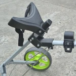 3 wheels foldable golf bag push trolley