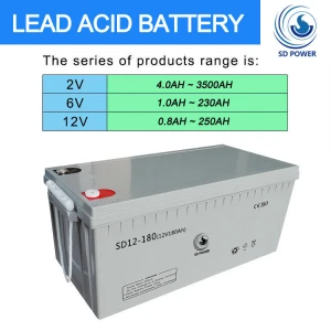 3 Years warranty long life deep cycle agm lead acid 12v 180ah battery for ups system