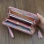 Import 30% OFF Latest Design Splicing Women Mosaic Long Purse Wallet With Wrist Strap from China