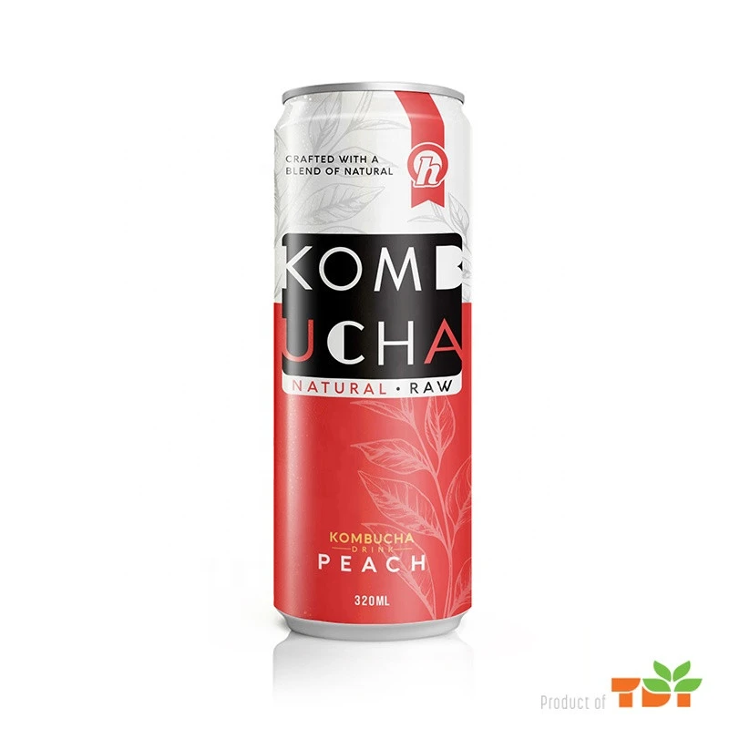 320ML OH KOMBUCHA TEA DRINK WITH PEACH - Kombucha Drink high quality