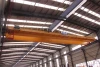 32/5t wire rope hoist suspension under double Beam Overhead Crane with operation room