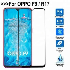 3D 9H Tempered Glass For F9 Full Coverage Screen Protector Protective Film For R17 PH1823 CPH1828 CPH1881 6.3 inch
