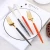 Import 3pcs Fork Knife Spoon Set High Quality Cutlery Set Stainless Steel Flatware Set from China
