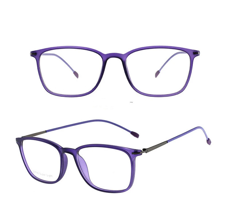 4 colors option customized logo new TR90 + alloy metal slim glasses optical  frames eyewear