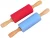 Import 4 Pack 9 Inch Wooden Handle Baking Rolling Pin Non-Stick Silicone Roller Pins for Children Kids from China