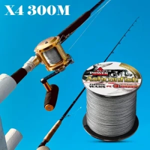 4 Strands 300m 0.1-0.55mm 6--100 Lbs Big Game Fishing Tackle PE Braided Fishing Line