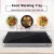 400W Electric Food Heating Plate Stainless Steel Body Food Warm Tray Glass Embedded Surface Wire Control Hot Plate Buffet 220V