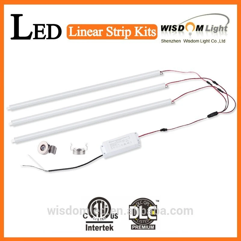 40W 5150LM 2 Magnetic Mount LED Strips and 1 Magnetic Mount Driver 2&#39; X 4&#39; LED Troffer Retrofit Kit