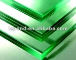 4+1.52+4 mm laminated low iron glass with digital printed PVB Interlayer (similar to Dupont)