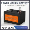 48V 60V 72V 100AH 130AH 150AH LiFePO4 Battery for Golf Car Four-Wheels Electric Car Lithium ion Battery Pack