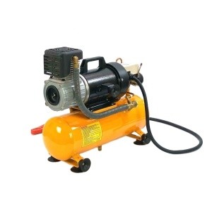 48V High Efficiency Weatherproof Long Duty Cycle DC Oil Free Professional Portable Truck Air Compressor Pump with 8 liter tank