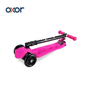 4Wheel Foldable Foot Brake Two Footed Kick Child Scooter