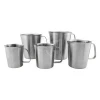 5 sizes Stainless Steel Measuring Cups Measuring Set Tools For Baking Coffee 5 sizes Measuring Jug