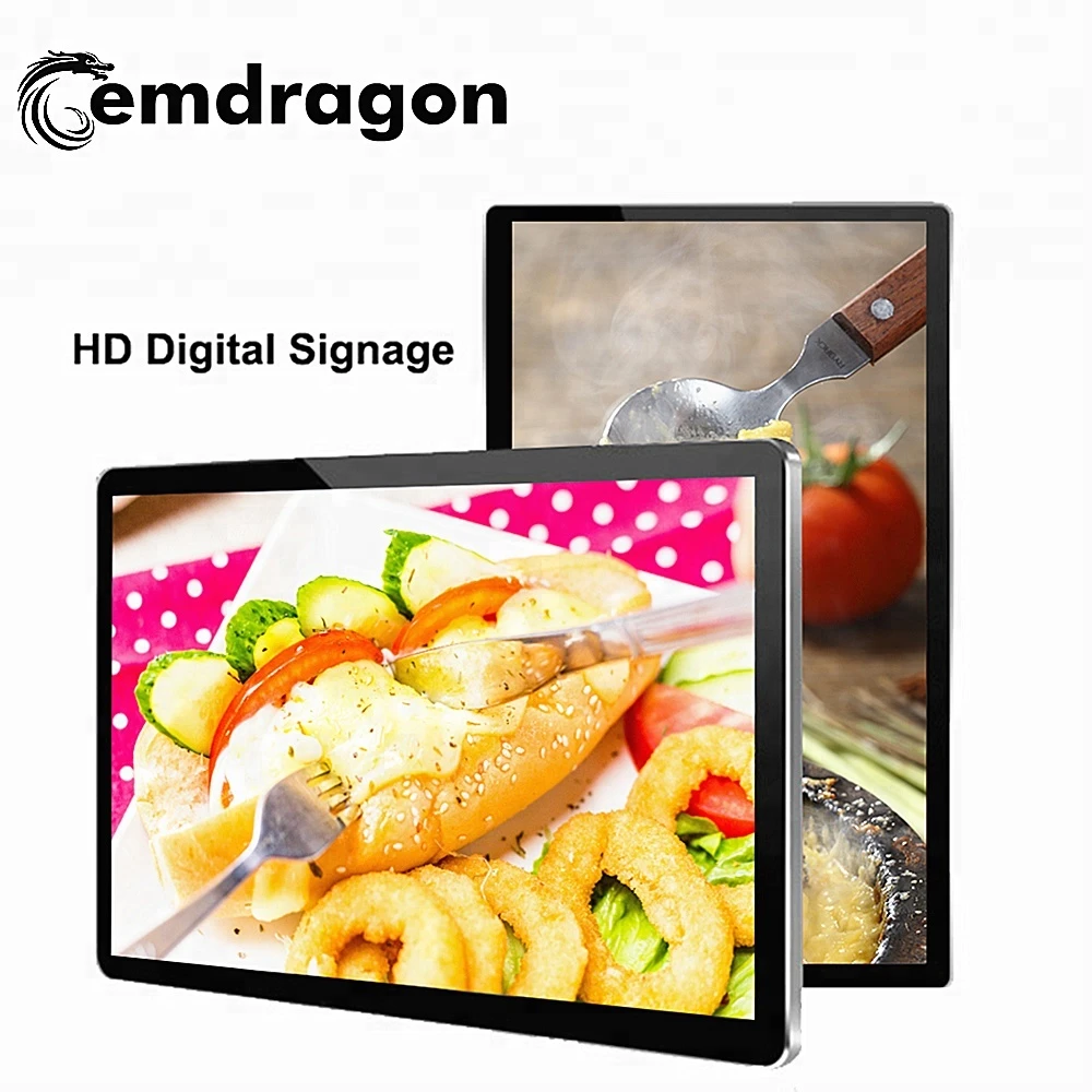 50 inch wall mount stand ad video player led advertising digital display board inch Touch screen TFT lcd monitor