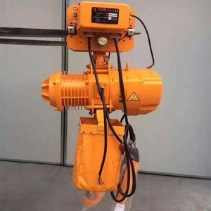 500kg 1 1.5 2 3 5 7.5 10 ton 100 Meter Electric Chain Truss Hoist 100m Lifting Height Hoist with Electric Motor Monorail Trolley